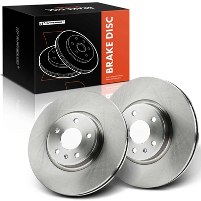 2 Pcs Front Disc Brake Rotors