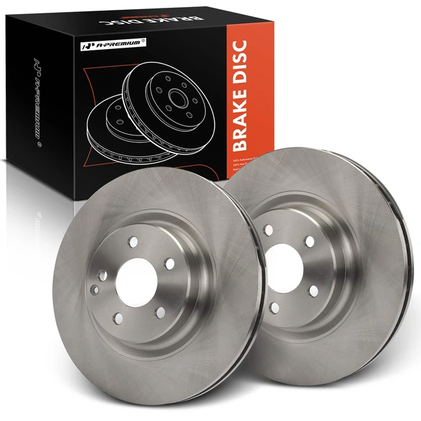 2 Pcs Front Disc Brake Rotors for Mercedes-Benz GLK250 GLK350 CLS550 E550