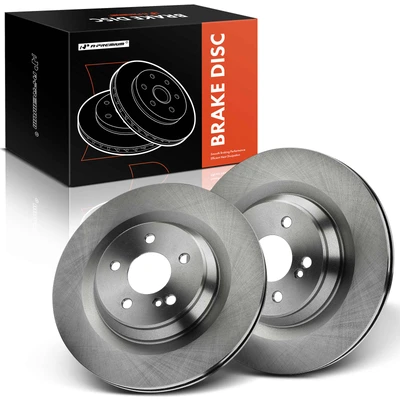 2 Pcs Rear Disc Brake Rotors