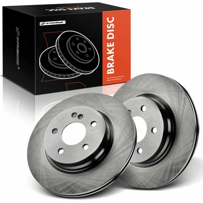 2 Pcs Rear Disc Brake Rotors