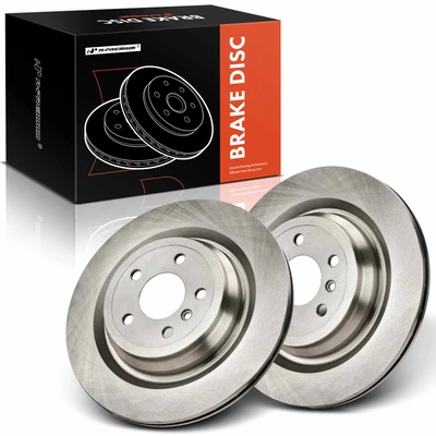 2 Pcs Rear Disc Brake Rotors