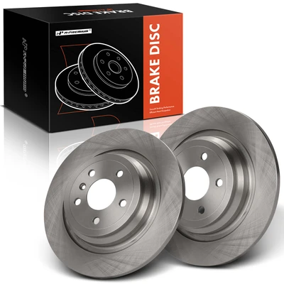 2 Pcs Rear Disc Brake Rotors