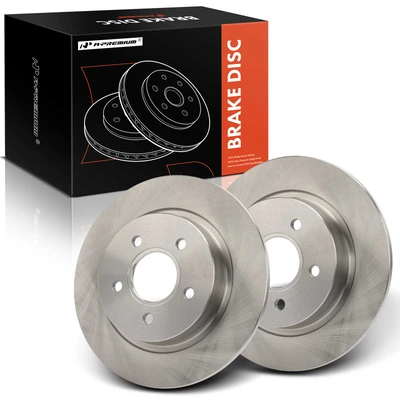 2 Pcs Rear Disc Brake Rotors