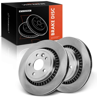 2 Pcs Rear Disc Brake Rotors