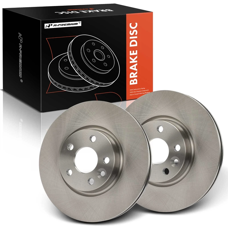 A-Premium APBRR600 2013 Volvo S80 Brake Rotor Front Driver & Passenger