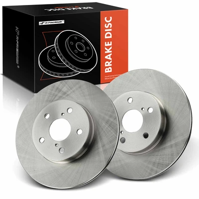 2 Pcs Front Disc Brake Rotors