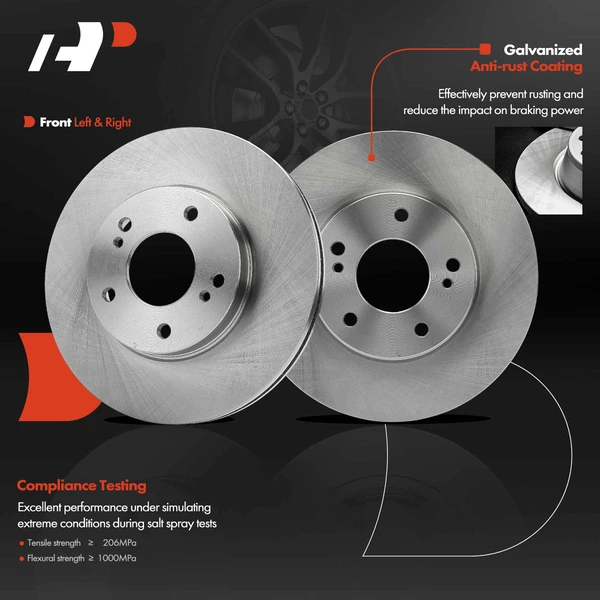 Front Disc Brake Rotors for Nissan Maxima 1999-2001 INFINITI I30 2000-2001