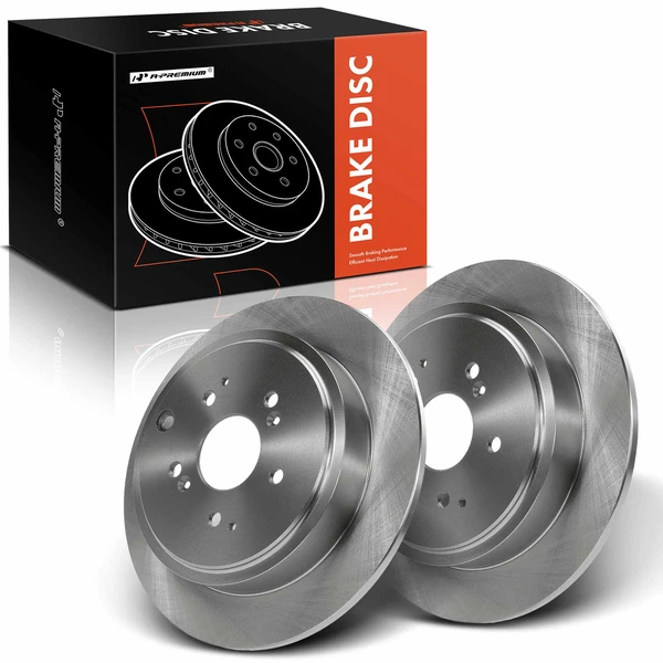 Rear Disc Brake Rotors for Acura MDX 2001-2006 Honda Pilot 2001-2006 V6 3.5L