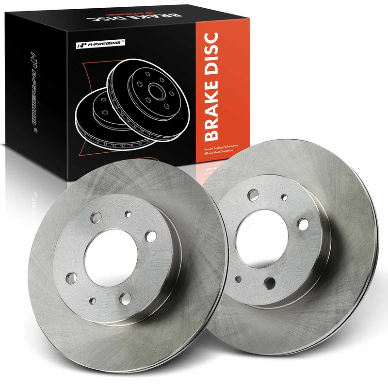 2 Pcs Front Disc Brake Rotors for Hyundai Accent 2000-2002