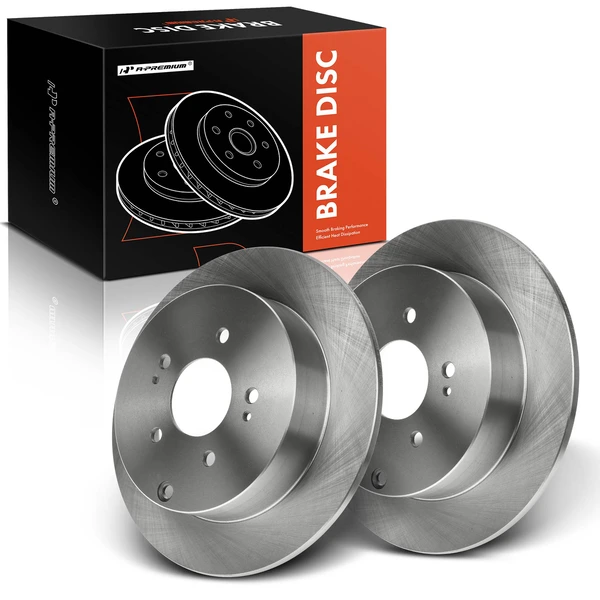 Rear Disc Brake Rotors for 2004-2008 2010-2011 Mitsubishi Endeavor