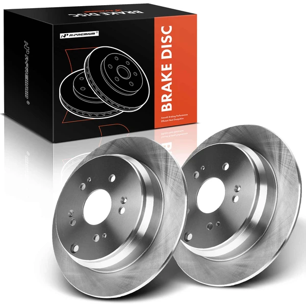 Rear Disc Brake Rotors for 2007-2018 Acura RDX