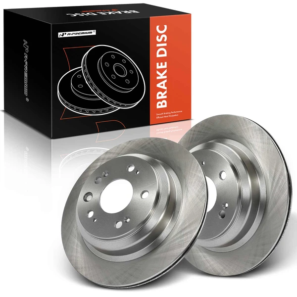 Rear Disc Brake Rotors for 2005-2012 Acura RL