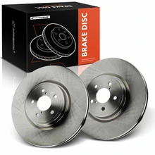 2 Pcs Front Disc Brake Rotors