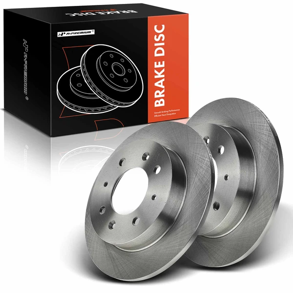 Rear Disc Brake Rotors for Kia Spectra 2004-2009 Spectra5 L4 2.0L