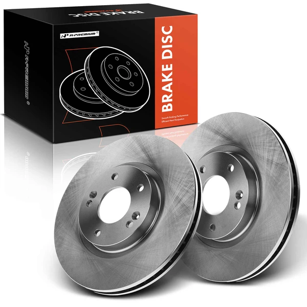 Front Disc Brake Rotors for 2013-2017 Hyundai Veloster