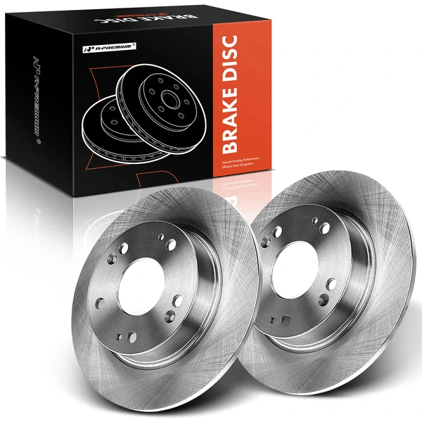 Rear Disc Brake Rotors for Acura ILX 2013-2015 Honda Civic 2006-2015