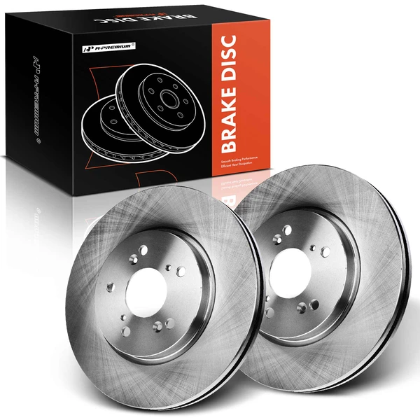 Front Disc Brake Rotors for Acura RDX 07-12 Honda CR-V 07-16 Accord Crosstour