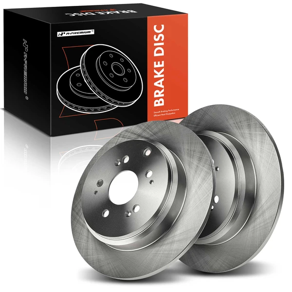 Rear Disc Brake Rotors for Honda Pilot 2009-2015 Odyssey Acura MDX ZDX 3.5L 3.7L