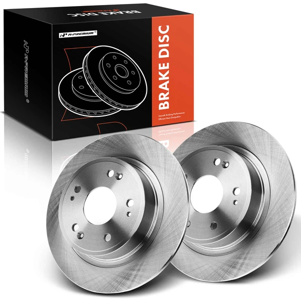 Rear Disc Brake Rotors for 2009-2014 Acura TSX