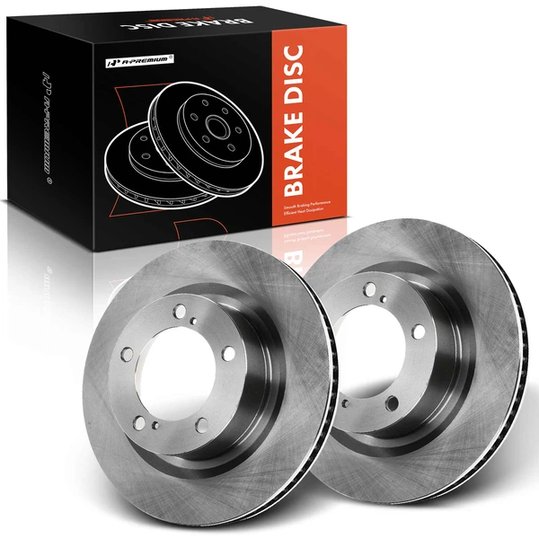 Front Disc Brake Rotors for 2016-2021 Toyota Land Cruiser