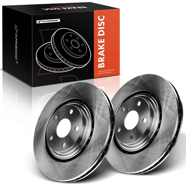 Front Disc Brake Rotors for Toyota Highlander 2008-2019 Sienna Lexus NX300 RX350