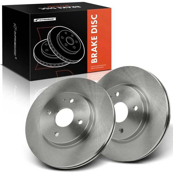 Front Disc Brake Rotors for Mazda 2 2011-2014 L4 1.5L