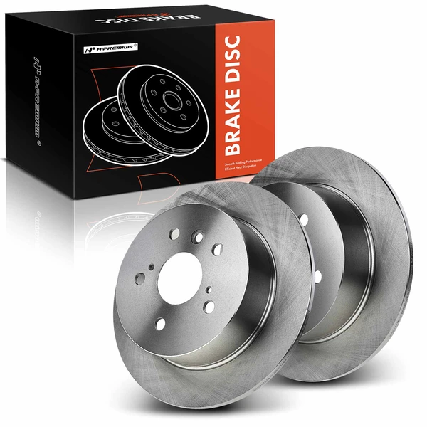 Rear Disc Brake Rotors for 2013-2018 Lexus ES350