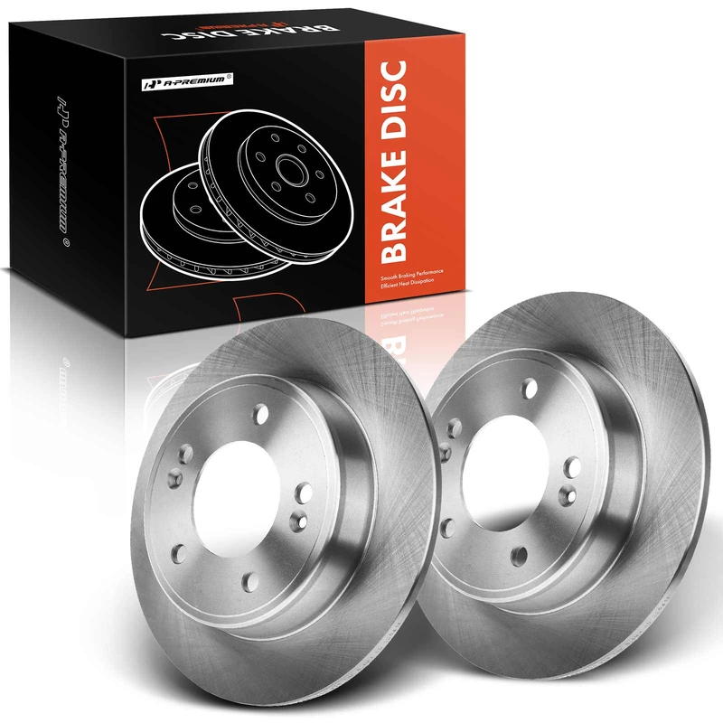 Rear Disc Brake Rotors for Hyundai Elantra GT 11-20 Kia Forte Soul 14-22 261.9MM