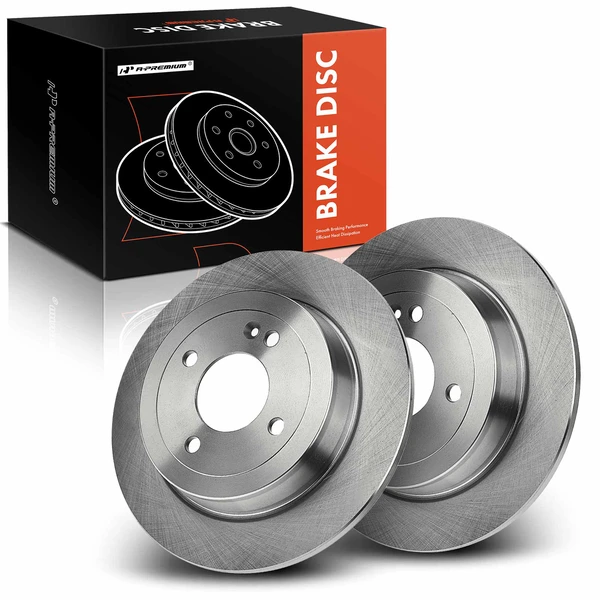 Rear Disc Brake Rotors for 2012-2018 2022 Kia Rio