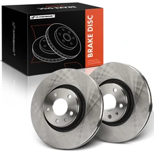 2 Pcs Front Disc Brake Rotors