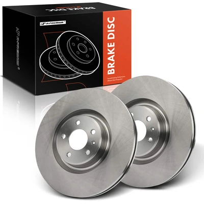 2 Pcs Front Disc Brake Rotor
