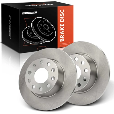 2 Pcs Rear Disc Brake Rotors