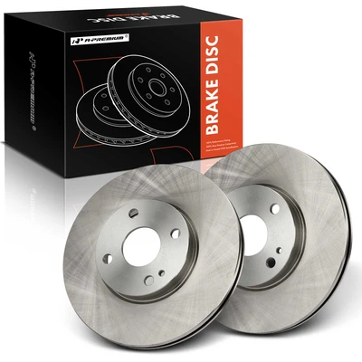 2 Pcs Front Disc Brake Rotors