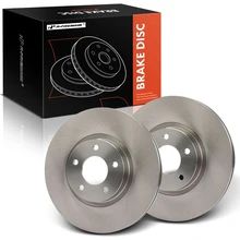 2 Pcs Front Disc Brake Rotors