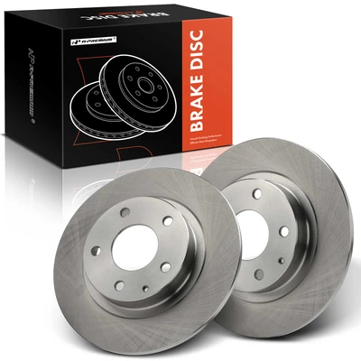 2 Pcs Rear Disc Brake Rotors