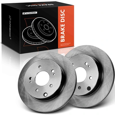 2 Pcs Rear Disc Brake Rotors