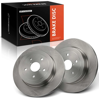 2 Pcs Rear Disc Brake Rotors