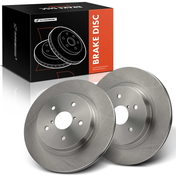 2 Pcs Rear Disc Brake Rotors for 2015-2023 Subaru Legacy