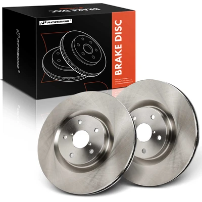 2 Pcs Front Disc Brake Rotors