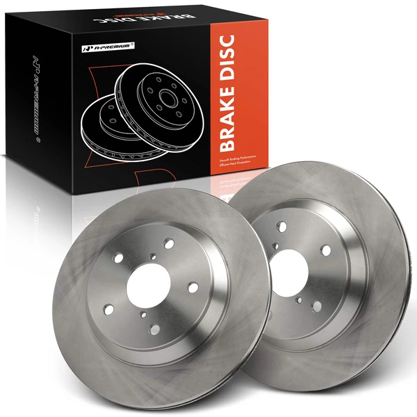 2 Pcs Rear Disc Brake Rotors for 2019-2021 Subaru Forester
