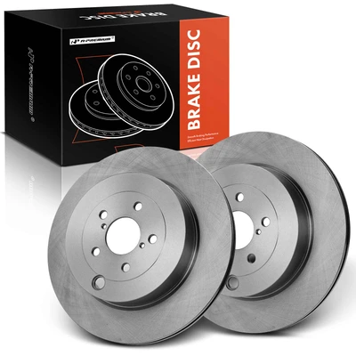 2 Pcs Rear Disc Brake Rotors