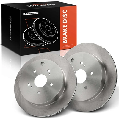 2 Pcs Rear Disc Brake Rotors