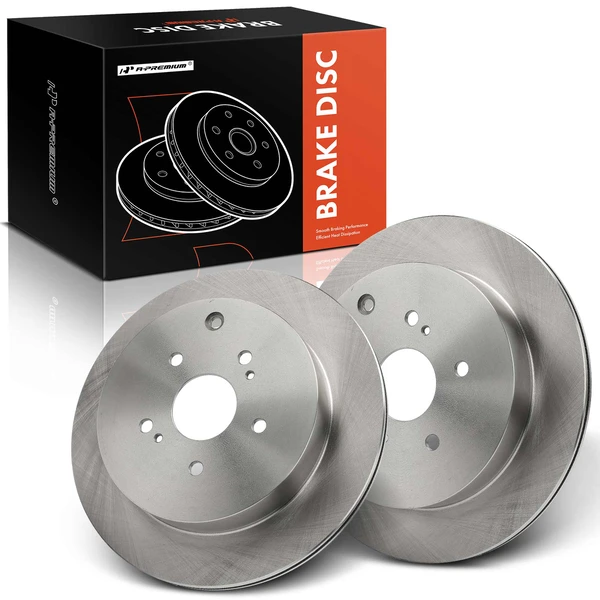 2 Pcs Rear Disc Brake Rotors for 2009-2013 Suzuki Grand Vitara