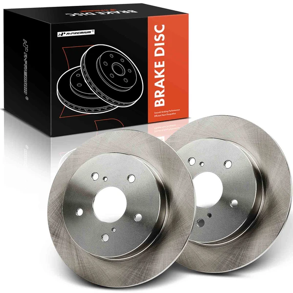 2 Pcs Rear Disc Brake Rotors for 2012 Suzuki SX4 Crossover