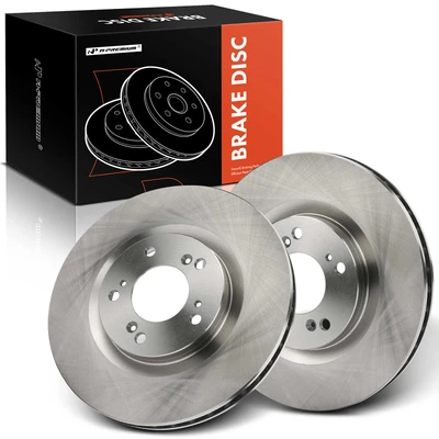 2 Pcs Front Disc Brake Rotors