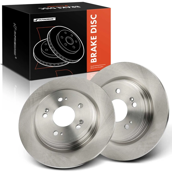 2 Pcs Rear Disc Brake Rotors for 2014-2020 Acura RLX