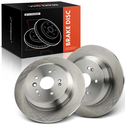 2 Pcs Rear Disc Brake Rotors