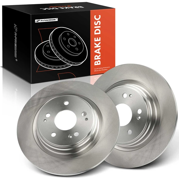 2 Pcs Rear Disc Brake Rotors for Acura MDX 2017-2020 3.0L 3.5L