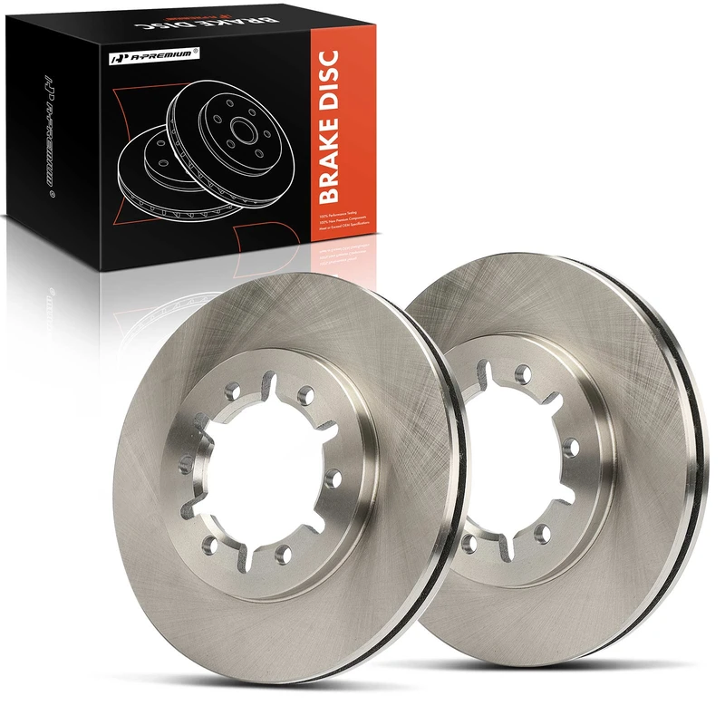 2 Pcs Front Disc Brake Rotors for Nissan Frontier 1998-2004 L4 2.4L RWD