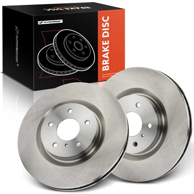 2 Pcs Front Disc Brake Rotor